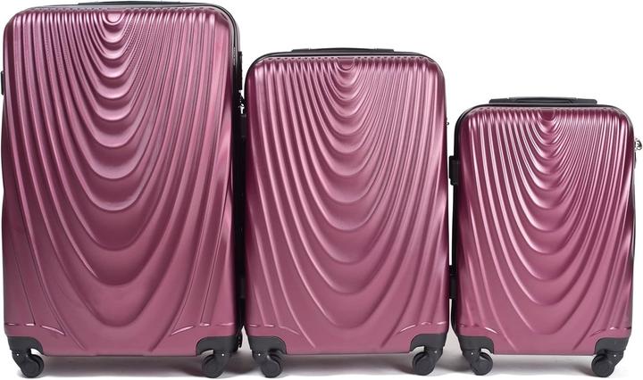 W Wings Leichter Koffer mit Rädern, Teleskopgriff und Zahlenschloss