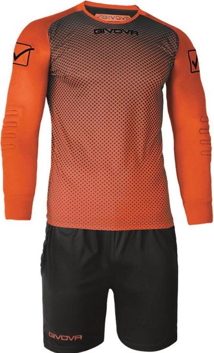Actual product image Givova Goalkeeper jersey jersey Manchester orange-black KITP008 0110 XL (XL)