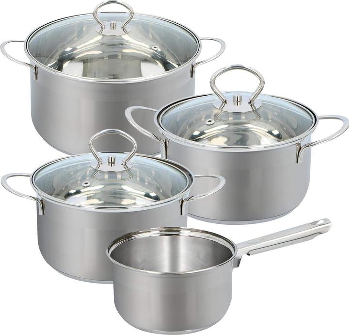 Actual product image alpina Cookware set 7pc (Pot, Stainless steel)