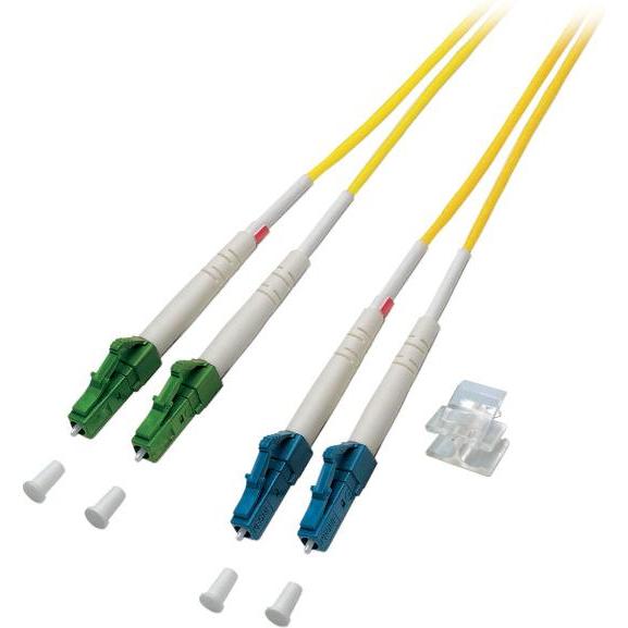 Secomp LWL Kabel Duplex Jumper OS2 LC-LC/APC 3m (S/UTP, 3 m), Netzwerkkabel