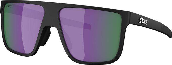 Brown w Purple multi, Matte Black