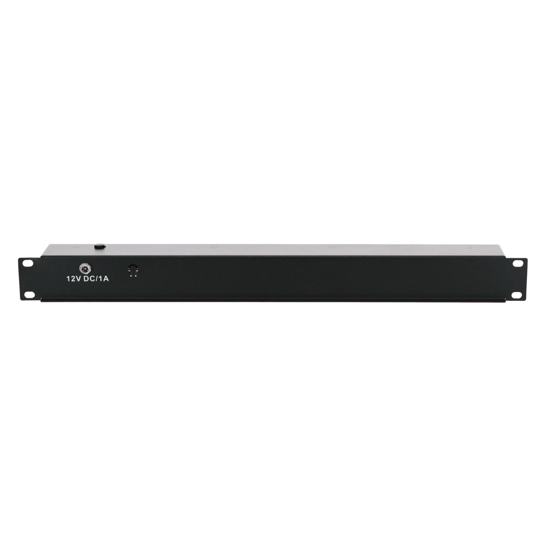 Dsit 19” Design Led Beleuchtung - White Mit Sensor, Serverschrank Zubehör, Schwarz