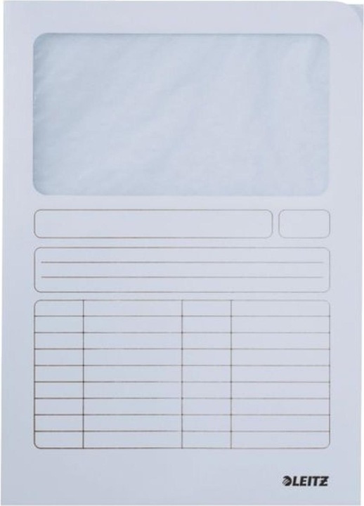 Image du produit Leitz Présentoir, DIN A4, en carton, avec fenêtre, blanc 160 g/m², partie supérieure avec impression (A4, 1 x)