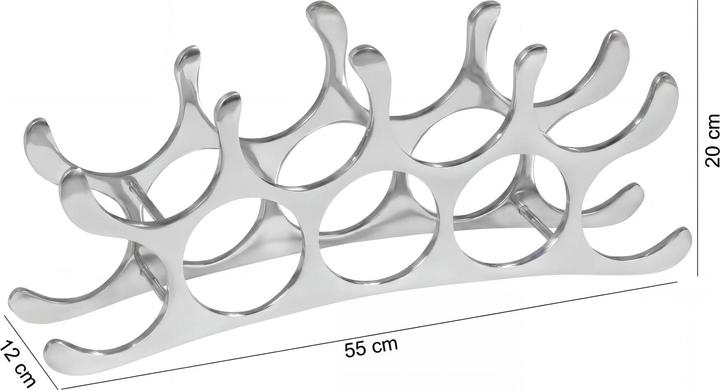 Actual product image Wohnling wine rack (9 bottles, 55 x 12 x 25 cm)