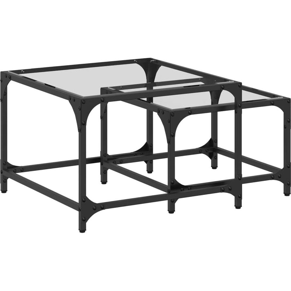 VidaXL, Couchtisch + Beistelltisch, Kyro (50 x 50 x 35 cm)
