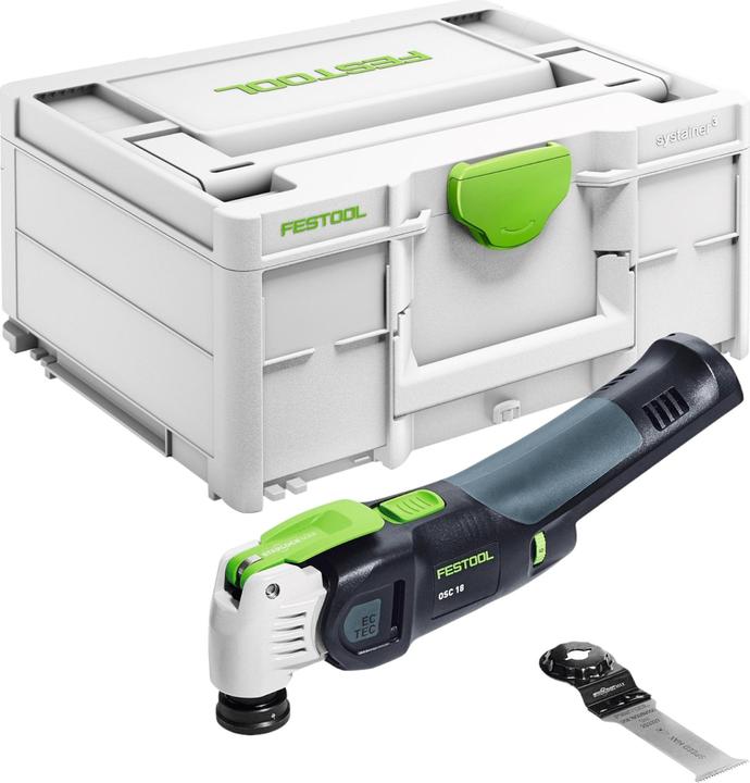 Actual product image Festool VECTURO OSC 18 E-Basic Battery Oscillator 18 V Starlock Max Brushless + 1x battery 4.0 Ah +