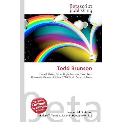 Thumbnail - Todd Brunson, Ratgeber von Lambert M. Surhone, Mariam T. Tennoe, Susan F. Henssonow