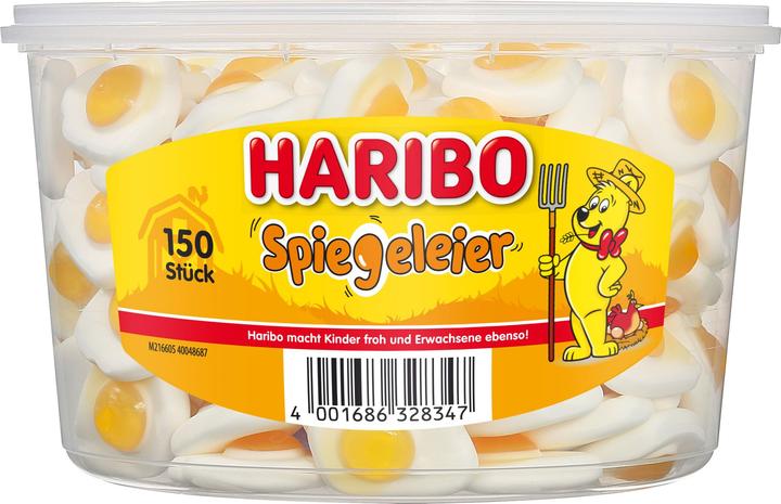 Image du produit Haribo OEufs au plat (150 pcs, 1000 g)