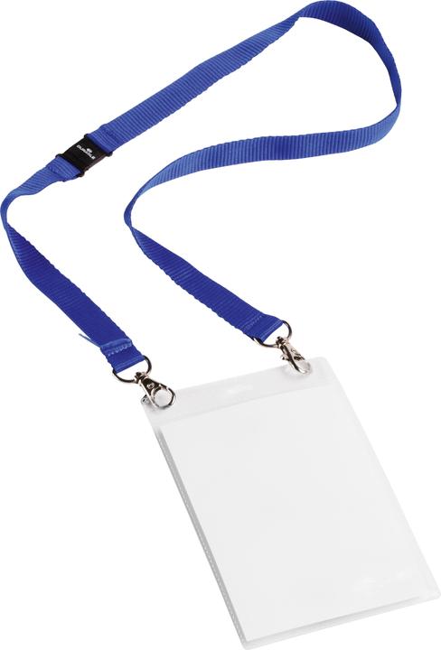 Actual product image Durable Name badges with textile ribbon Duo