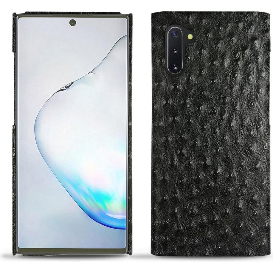 Noreve Lederschutzhülle (Samsung Galaxy Note 10), Smartphone Hülle, Schwarz