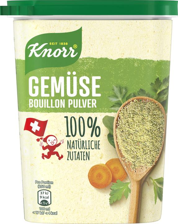 Image du produit Knorr 100% naturel Bouillon de légumes pauvre en graisse, avec sel de mer & herbes, pour soupes légumes