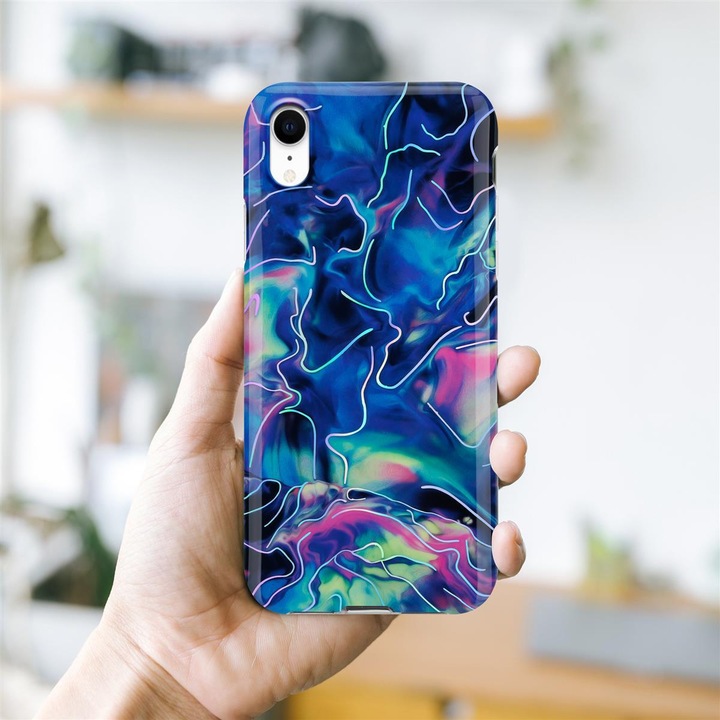 Produktbild Cadorabo IMD TPU Bunter Marmor Cover (Apple iPhone XR)