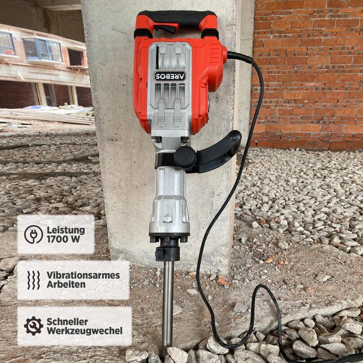 Actual product image Arebos Demolition hammer (Electrical connection, Hammer drill)