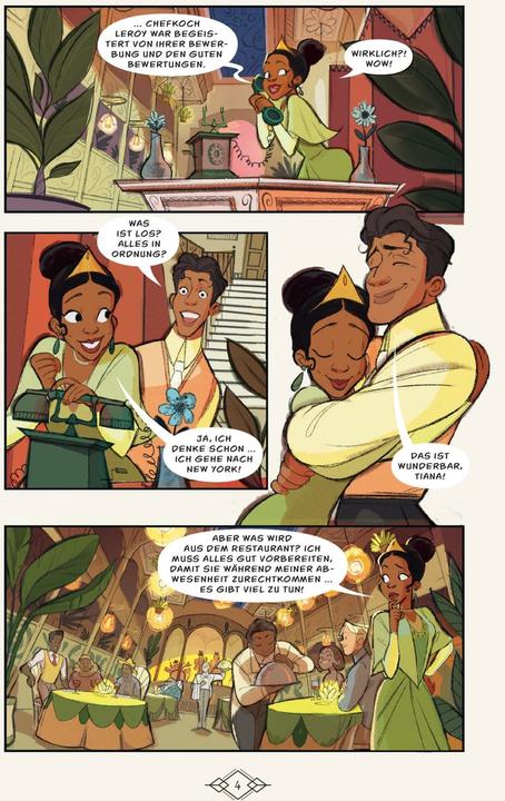 Actual product image Disney Adventure Journals: Tiana und der Zauber von Harlem (German, Rhona Cleary, Stefanie Walther-Kotzé, Walt Disney, 2023)