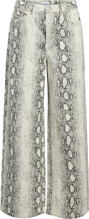 Object Print Jeans mit weitem Bein