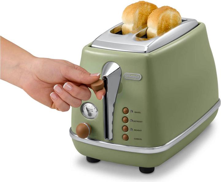 Actual product image De'Longhi Broodrooster Icona Vintage CTOV 2103.GR - Groen