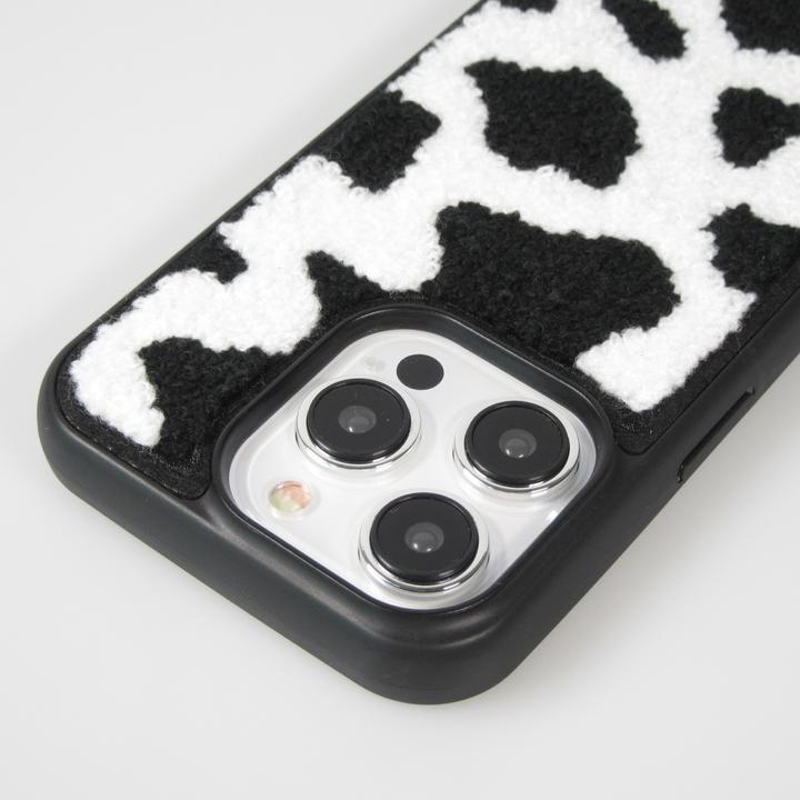 Actual product image PhoneLook Silicone cover with tufted surface cowhide effect (Apple iPhone 15 Pro)