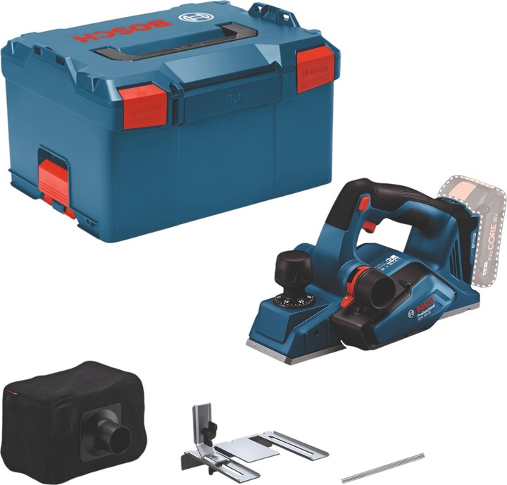 Bosch Professional Pialla a batteria GHO 18V-26, L-BOXX 238