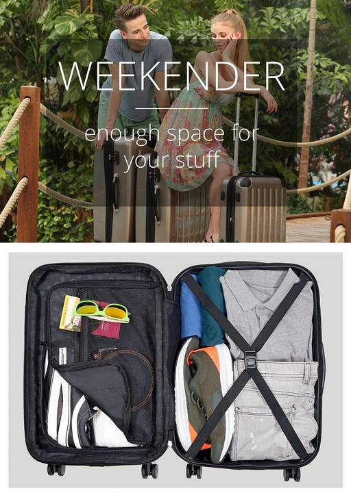 Actual product image Hauptstadtkoffer Expandable Hardshell Spinner Suitcase with TSA Lock