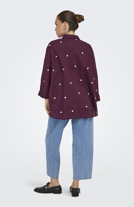 Produktbild Only Onlnew Lina Grace Ls Emb Shirt Noos Wvn (XL)