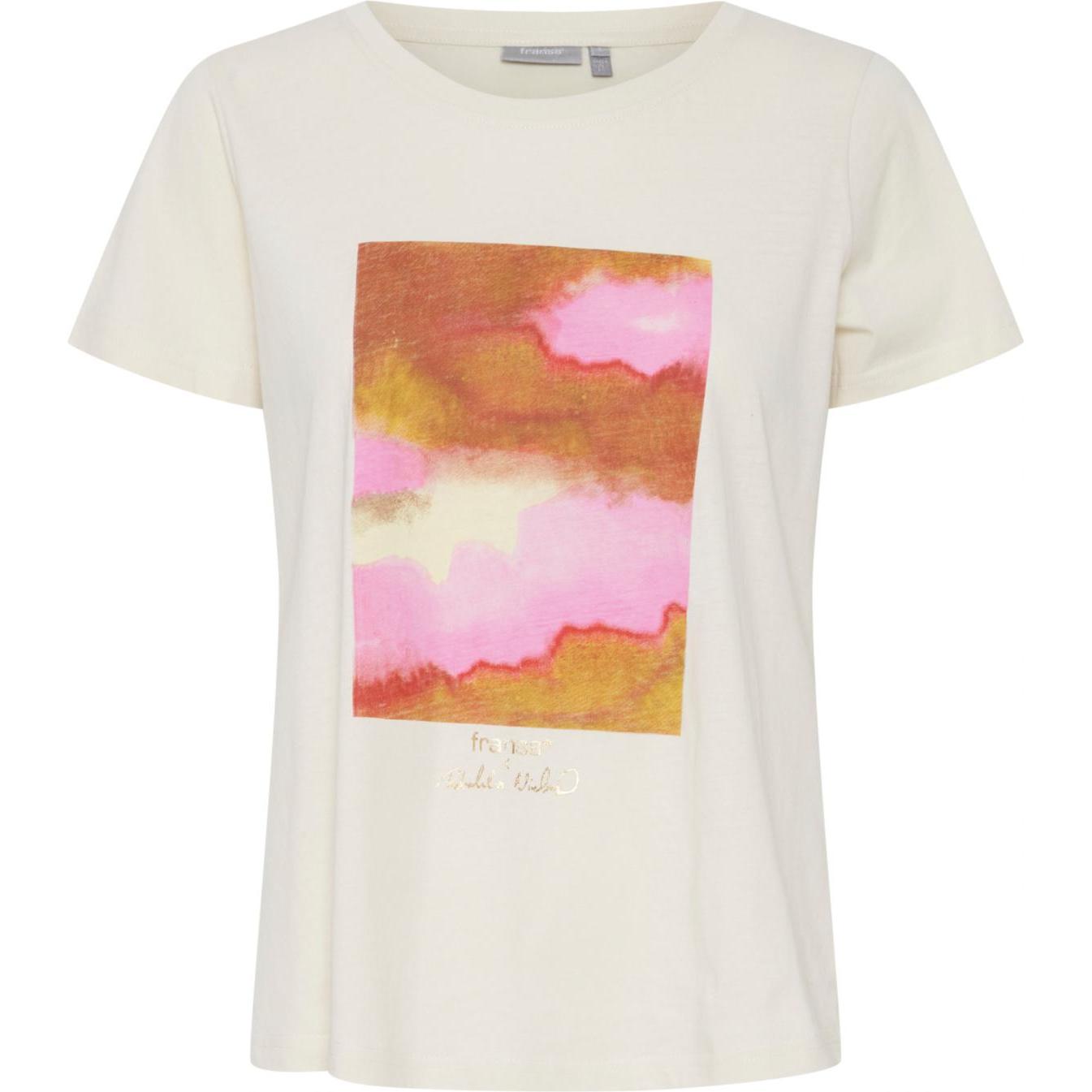 Fransa, Damen, Shirt, t-shirt rebekka, Braun, (M)