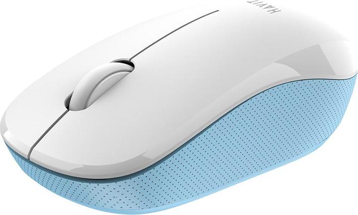 Actual product image Havit MS66GT-WB universal wireless mouse (white&blue) (Wireless)