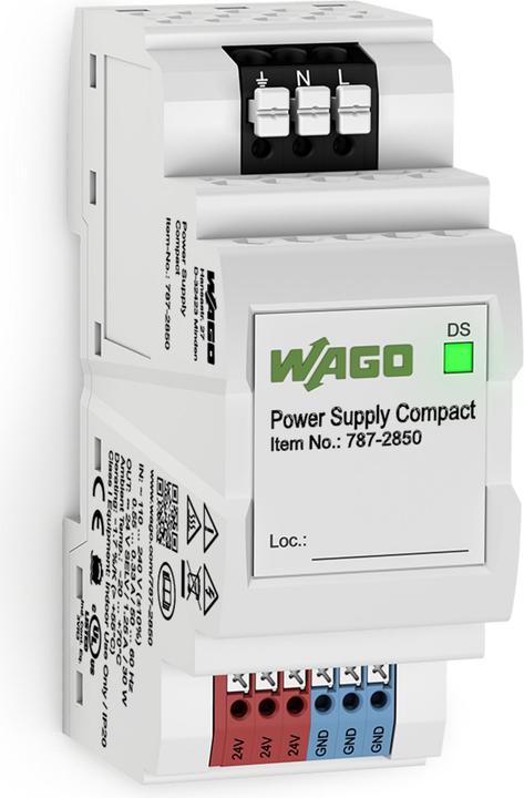 Wago Stromversorgung Compact 1-phasig DC 24V 1.25A