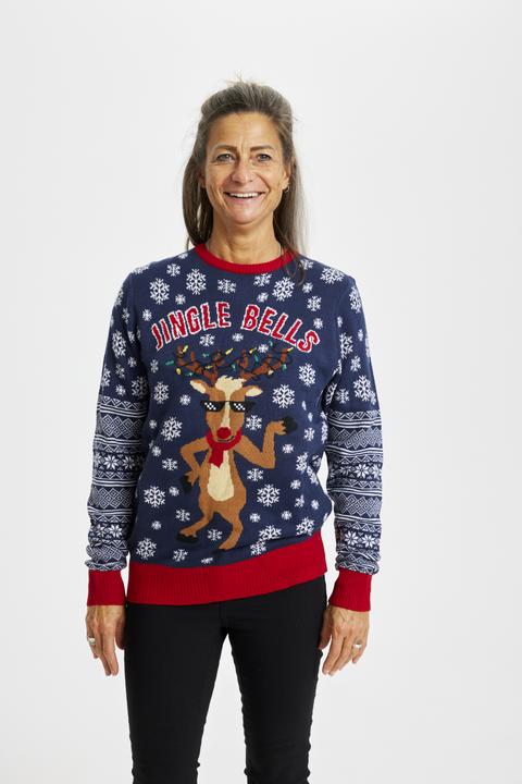 Actual product image Christmas Sweats Jingle Bells LED Sweater (M)