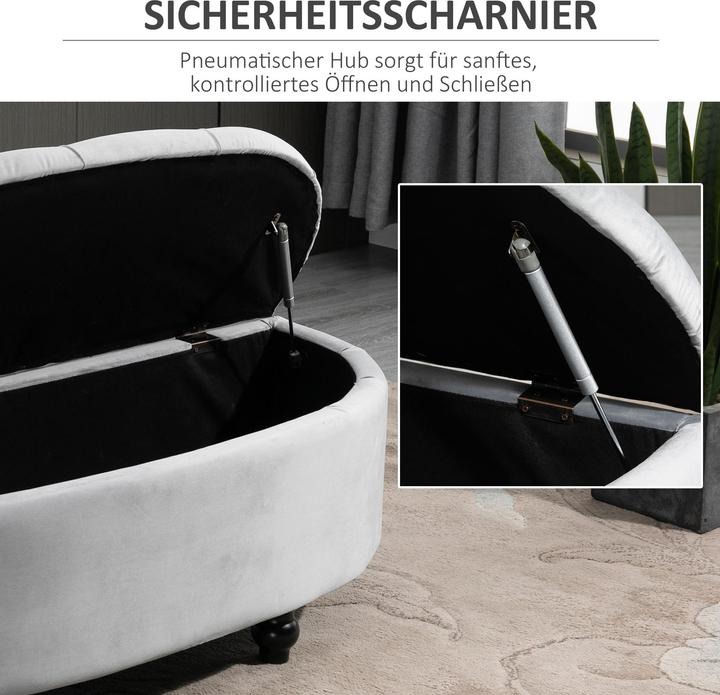 Actual product image Homcom Bench with storage space (120 cm)