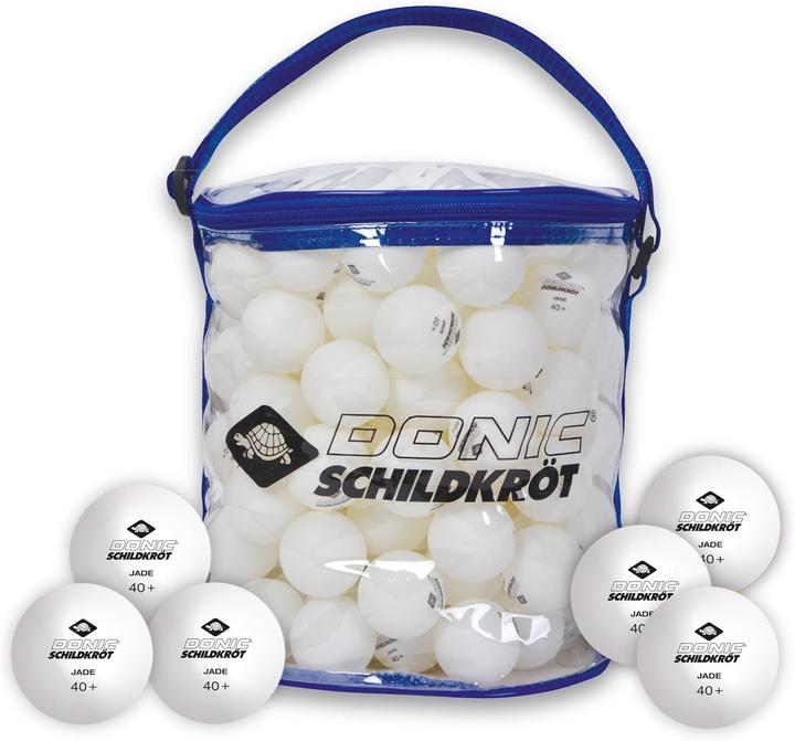 Immagine prodotto Donic Schildkröt Palle da tennis da tavolo 144 pezzi. Giada Poly 40+ (144 pz.)