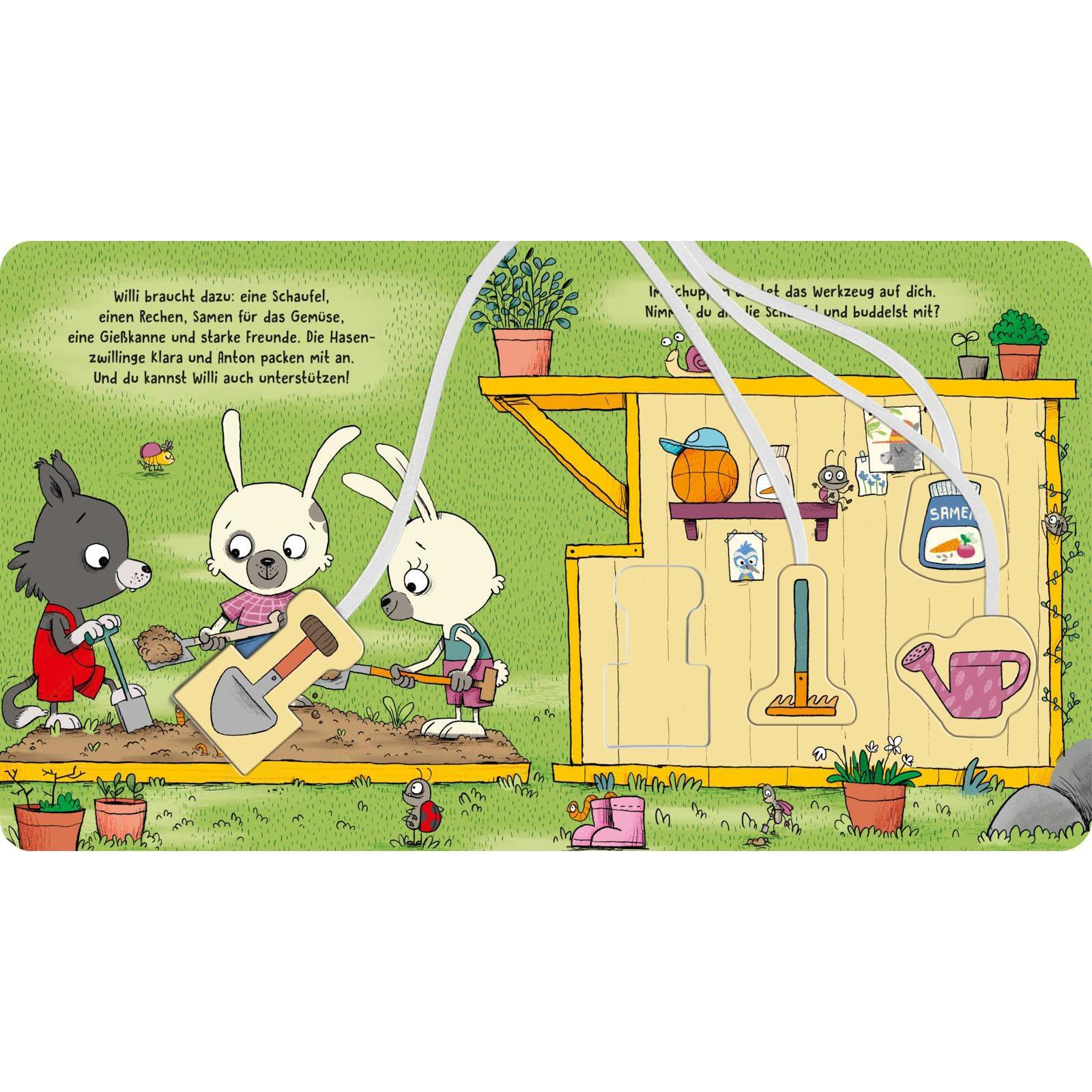 Thumbnail - Willi Wölfchen: Wir buddeln im Garten!, Kinderbücher von Julia Klee, Nikolai Renger