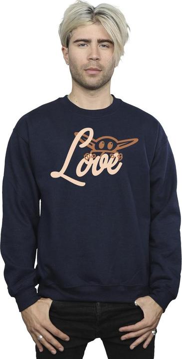 Actual product image Star Wars Mens Grogu Love Sweatshirt (XXL)