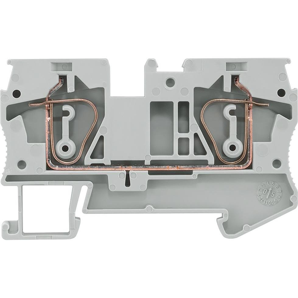 50x Siemens, Verteilerschrank Zubehör, Reihenklemme 6qmm 1Etage 2kl gr 52A TS35 8WH2000-0AH00