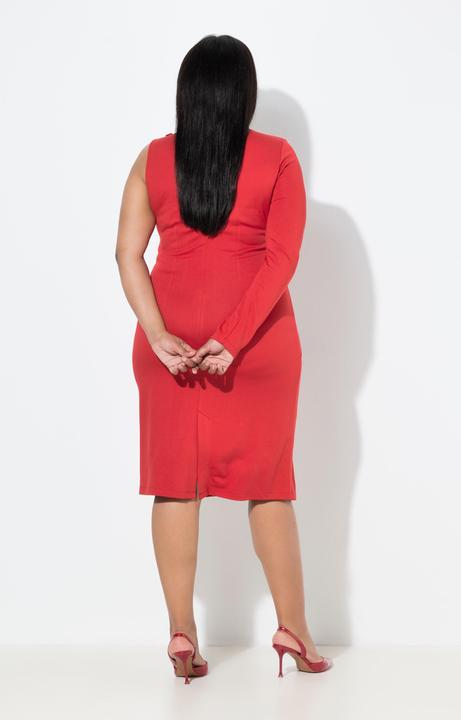 Image du produit Ulla Popken Robe en jersey avec application floral, one shoulder (48)