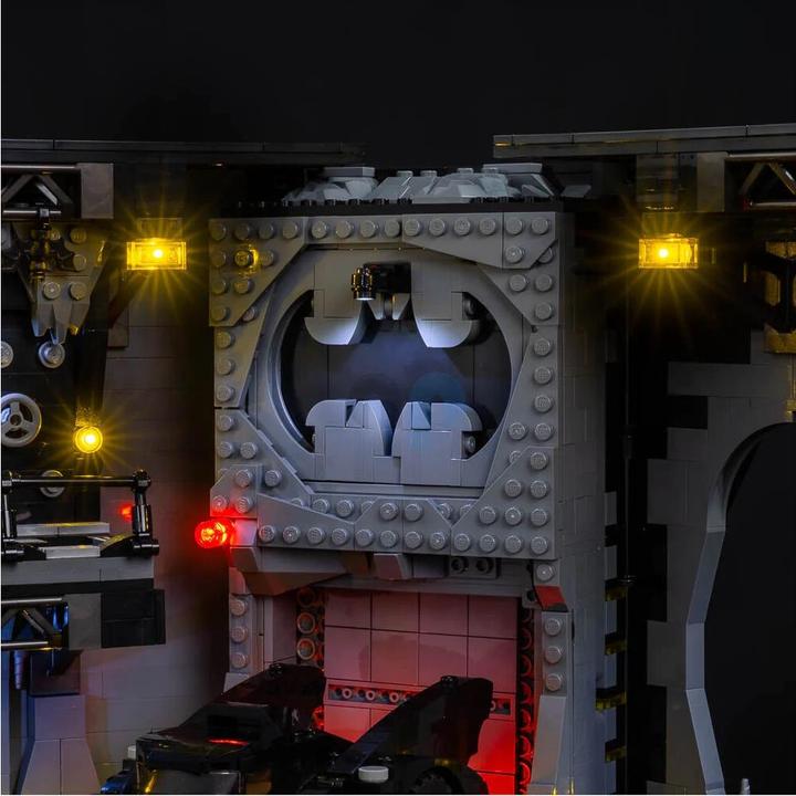 Actual product image Light my bricks LEGO® DC Batcave Shadow Box #76252 Light Kit