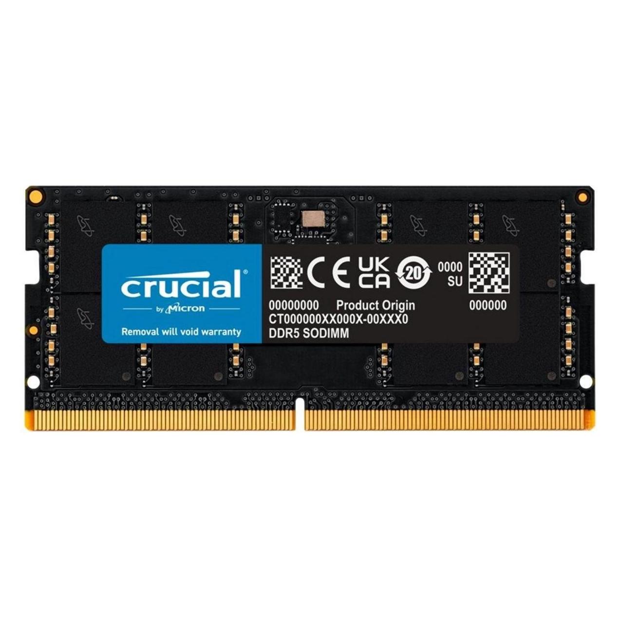 Crucial Sodimm 32G (1X32G) DDR5-5600 *CT32G56C46S5T Tray (1 X 32GB, 5600 MHz, DDR5-Ram, So-Dimm), Ram