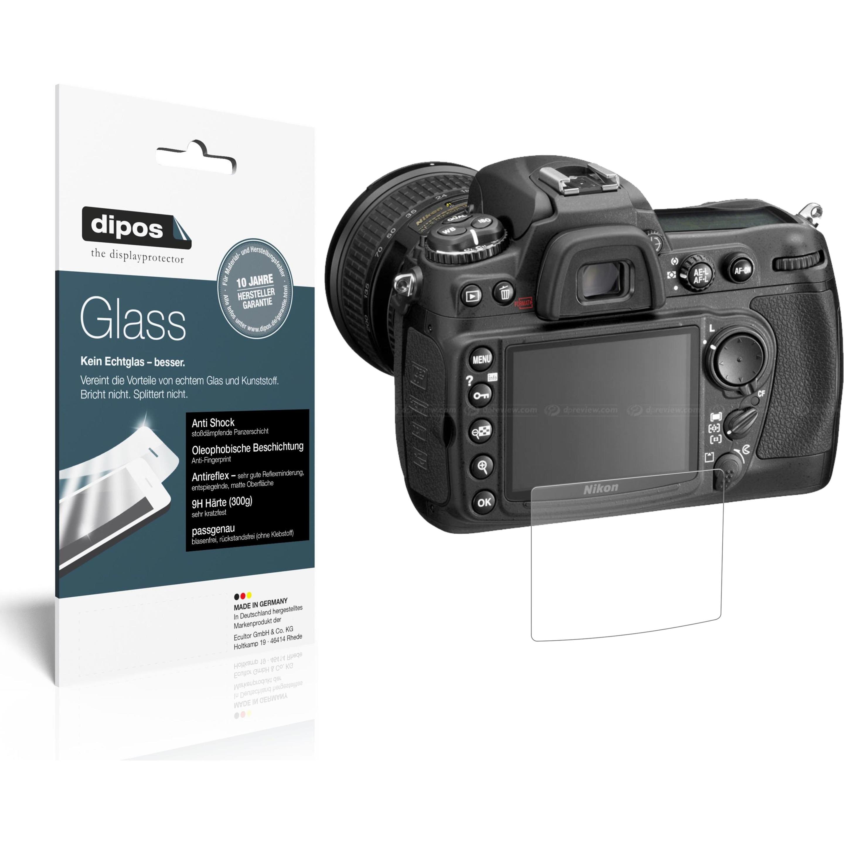 Dipos Displayschutz Anti-Shock (Displayschutz, Nikon D300), Kameraschutz, Transparent