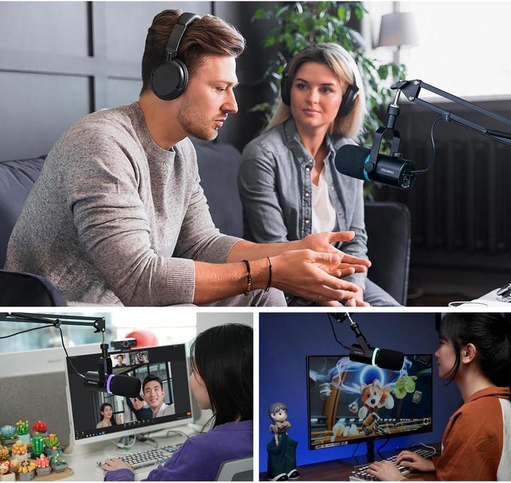 Actual product image Feelworld PM1 Microphone - black