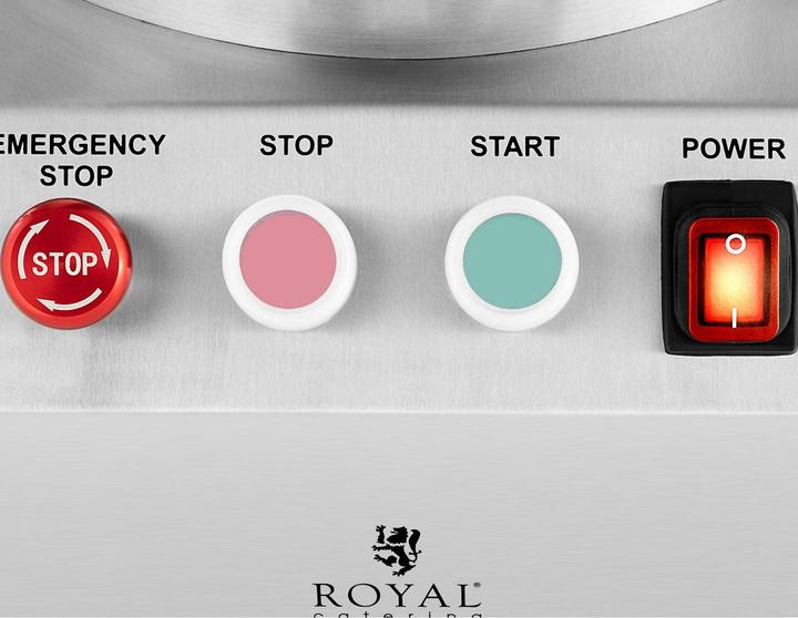 Produktbild Royal Catering Tischkutter Küchencutter Kutter Küchenmaschine 1400 U/min 8 L Edelstahl Gastro (550 W)