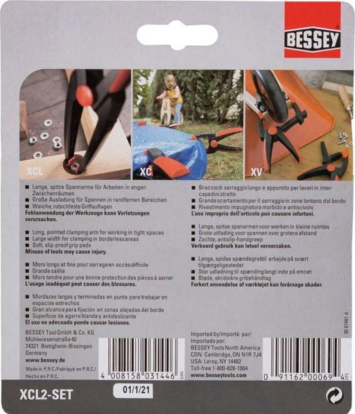 Produktbild Bessey Clippix-Set XCL 55/60 XCL2-SET (55 mm)