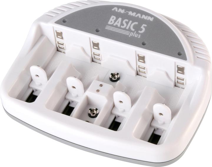 Produktbild Ansmann Basic 5 Plus (4 Stk., 9V Block, Ladegerät ohne Akku)