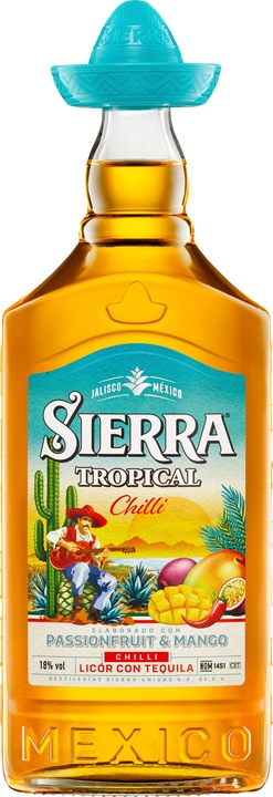 Produktbild Sierra Tequila Sierra Tropical Chilli Liqueur (1 x 70 cl)