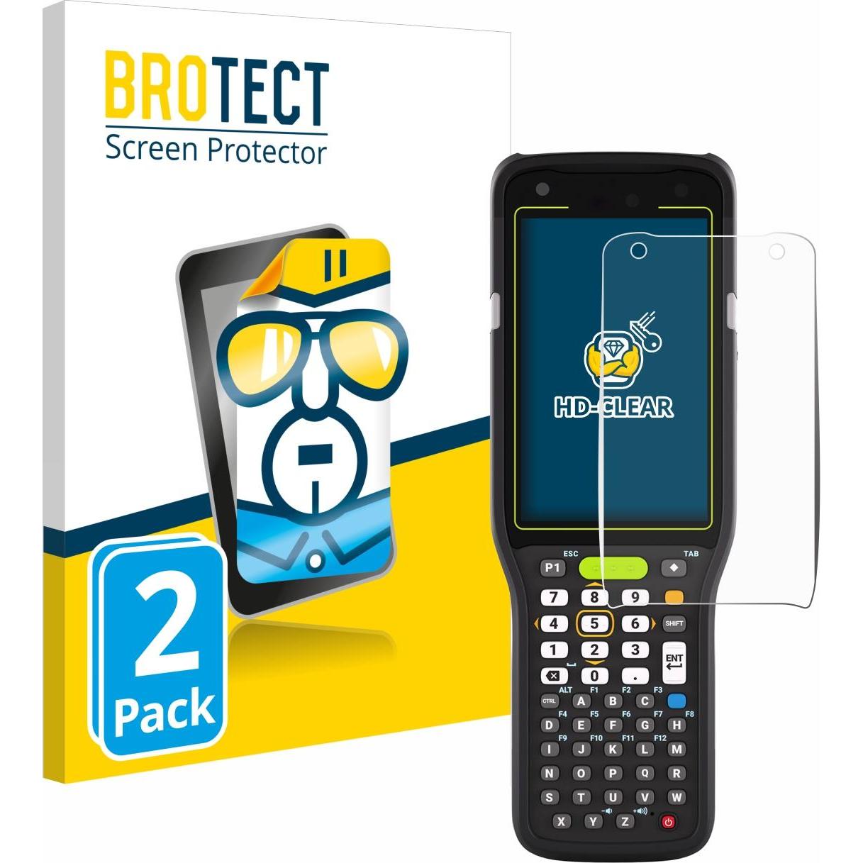 BROTECT Schutzfolie Displayschutz Displayschutzfolie Folie Klar Transparent, Barcode-Scanner Zubehör