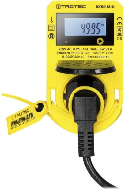 Produktbild Trotec 3510205950 BX50 MID Energieverbrauchsmessgerät