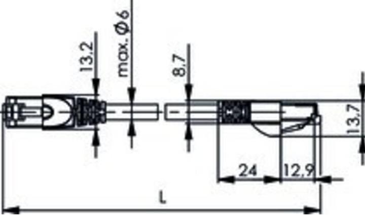 Actual product image Telegärtner MP8 FS 600 (S/FTP, CAT6a, 50 m)