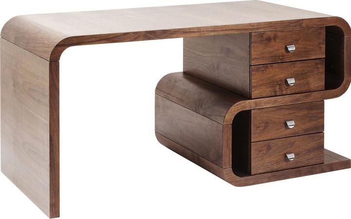 Immagine prodotto Kare Design Scrivania Soft Snake Noce 150x70cm (150 x 76 x 70 cm)