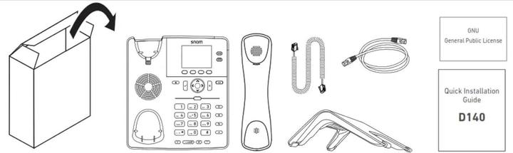 Immagine prodotto Snom Telefono fisso SIP D140