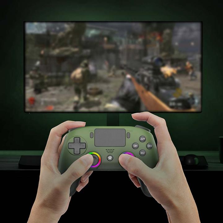 Actual product image Subsonic PS5 Wireless LED Controller - Green (PC, PS5)