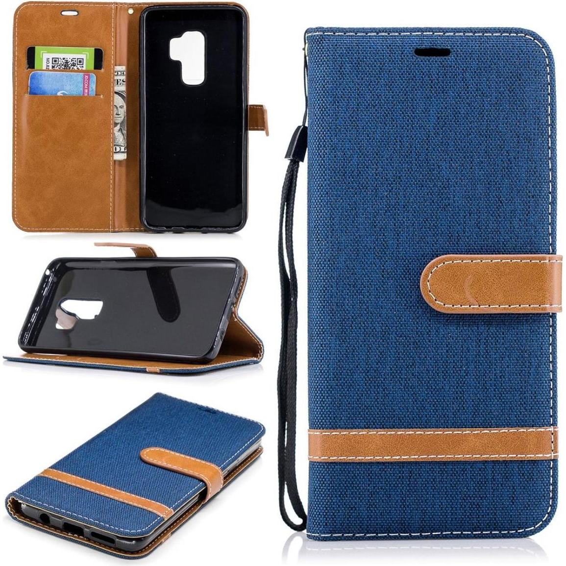 König Design Hülle Handy Schutz für Samsung Galaxy S9 Plus Case Cover Tasche Wallet Etui Neu (Samsung Galaxy S9+), Smart...
