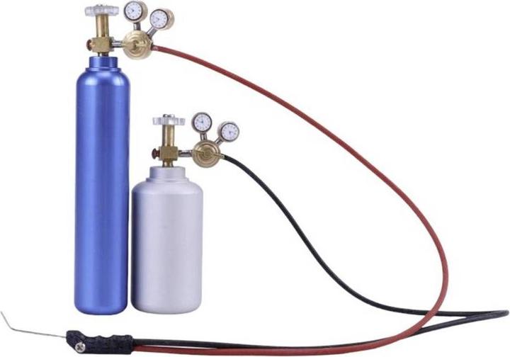 Productafbeelding Thicon Models 1:10 Lasmachine blauw/zilver Gemaakt van metaal